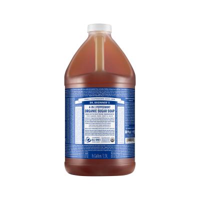 Dr. Bronner's Organic Sugar Soap Refill 4-in-1 Peppermint (Pump) 1.9L